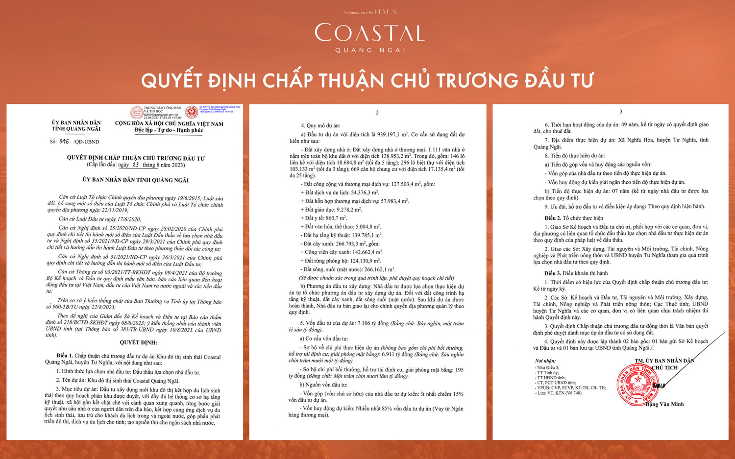 Pháp lý Coastal Quảng Ngãi